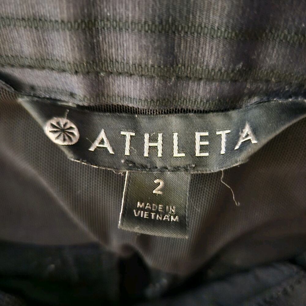 Athleta Women's Pants Avenue Ponte Skinny Knit Stretch Black Size 2 - Picture 6 of 7